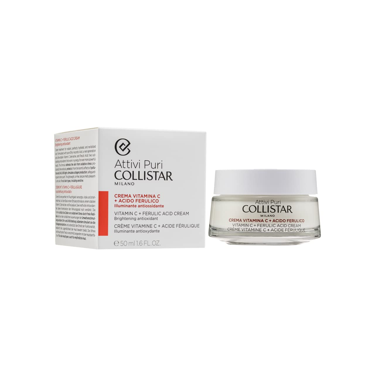 Collistar Active Pure Vitamin C + Ferulic Acid Cream 50ml