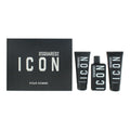 Dsquared2 Icon Pour Homme Gift Set 100ml EDP + 100ml Shower Gel + 100ml Aftershave Balm