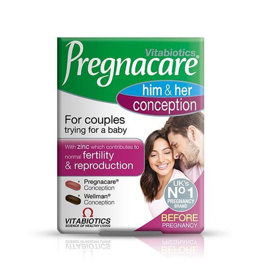 Vitabiotics Pregnacare His & Hers Tablets