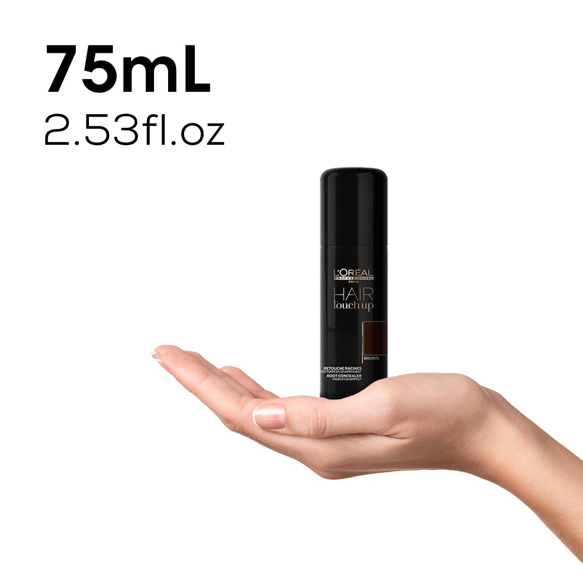 L'Oréal Hair Touch Up Root Concealer Spray 75ml - Black