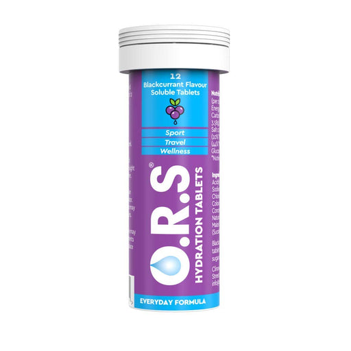 Ors Rehydration Salt Tablets Blackcurrant 