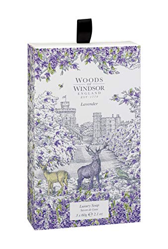 Woods of Windsor Lavender Soap 3 x 60g