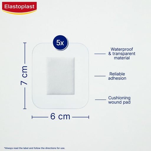 Elastoplast Waterproof XL Dressing 6x7cm