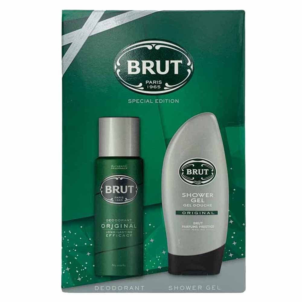Brut Brut Gift Set 200ml Deodorant Spray + 250ml Shower Gel - Seasonal Gift at MyBeautyBoutique by Brut