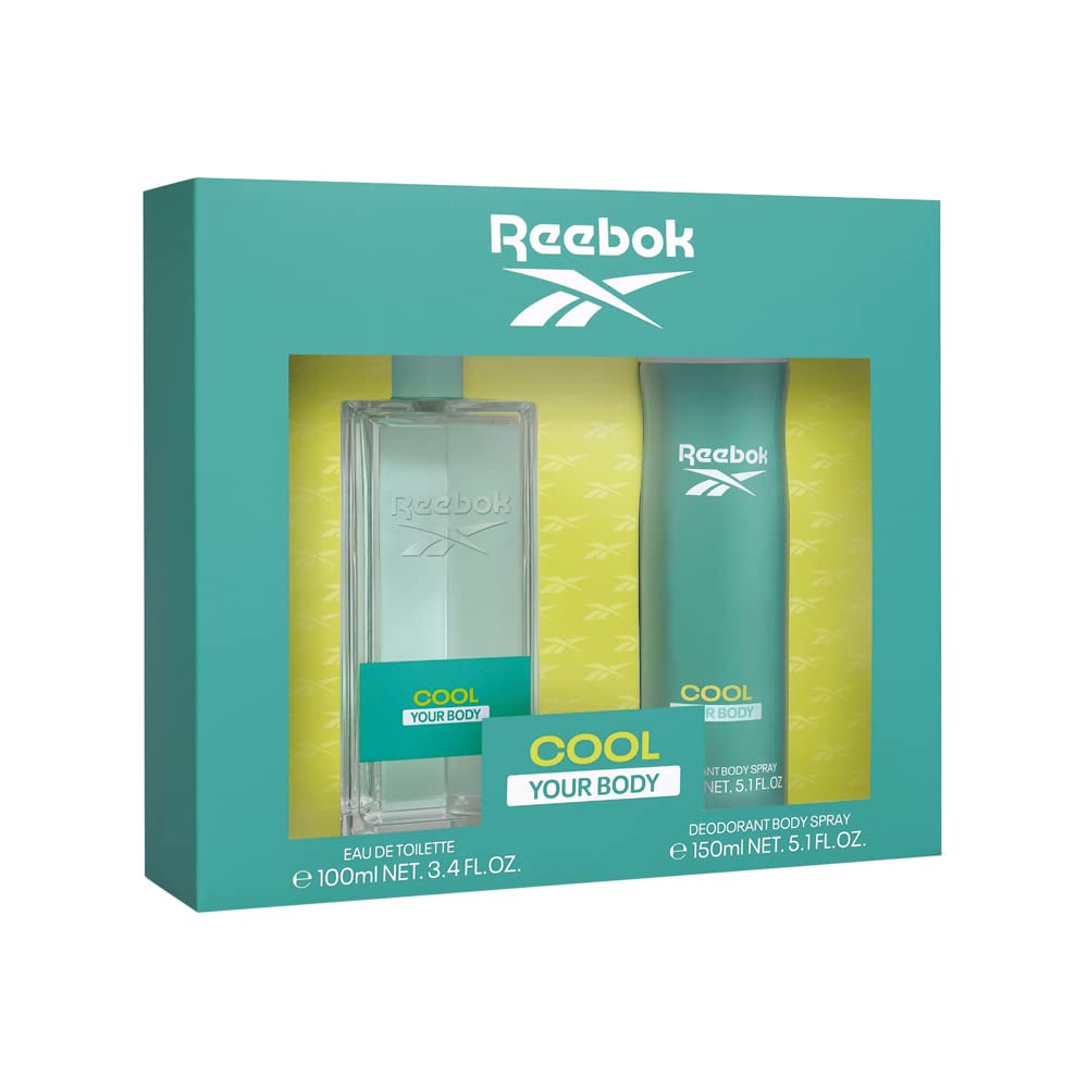 Reebok Cool Your Body Women Gift Set 100ml EDT + 150ml Body Spray - Women at MyBeautyBoutique by Reebok
