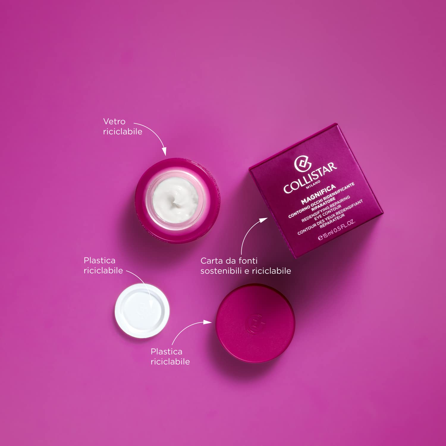 Collistar Magnifica Redensifying Repairing Eye Contour Cream 15ml