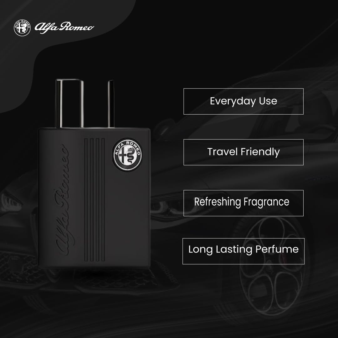 Alfa Romeo Black Eau de Toilette 125ml Spray