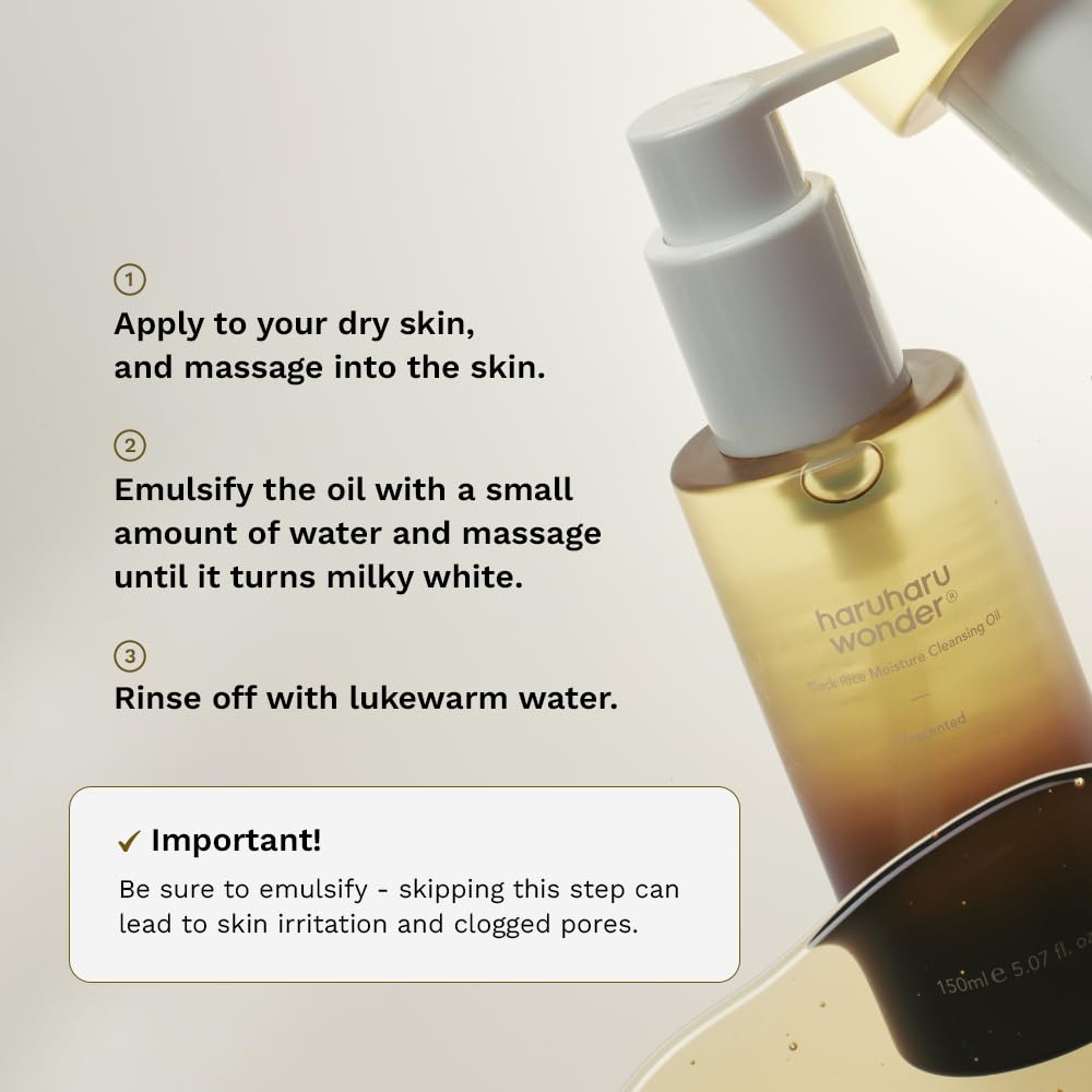 Haruharu Wonder Black Rice Deep Cleansing Oil 150ml