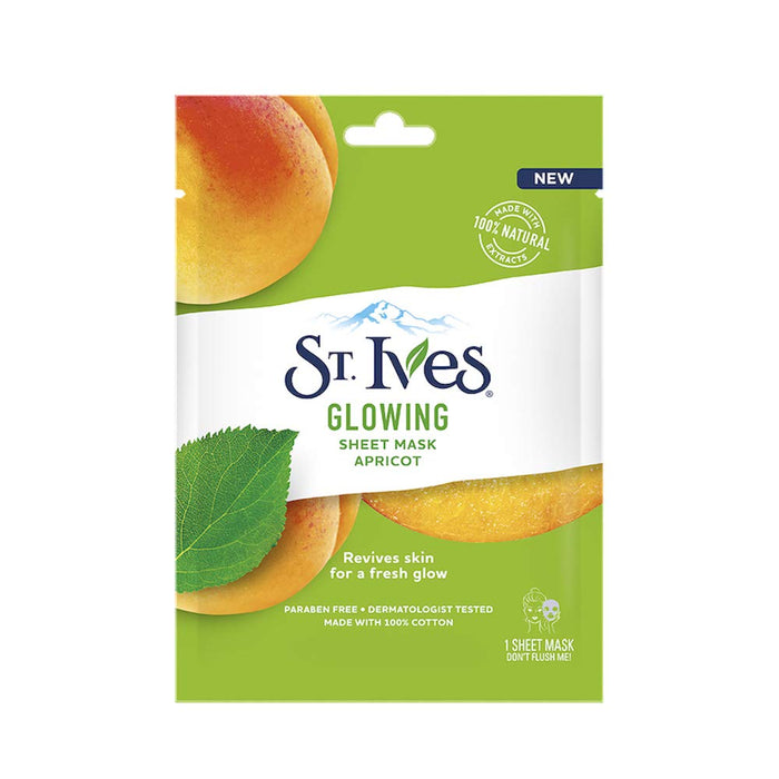 St. Ives Glowing Apricot Sheet Mask 23ml - 1 Sheet