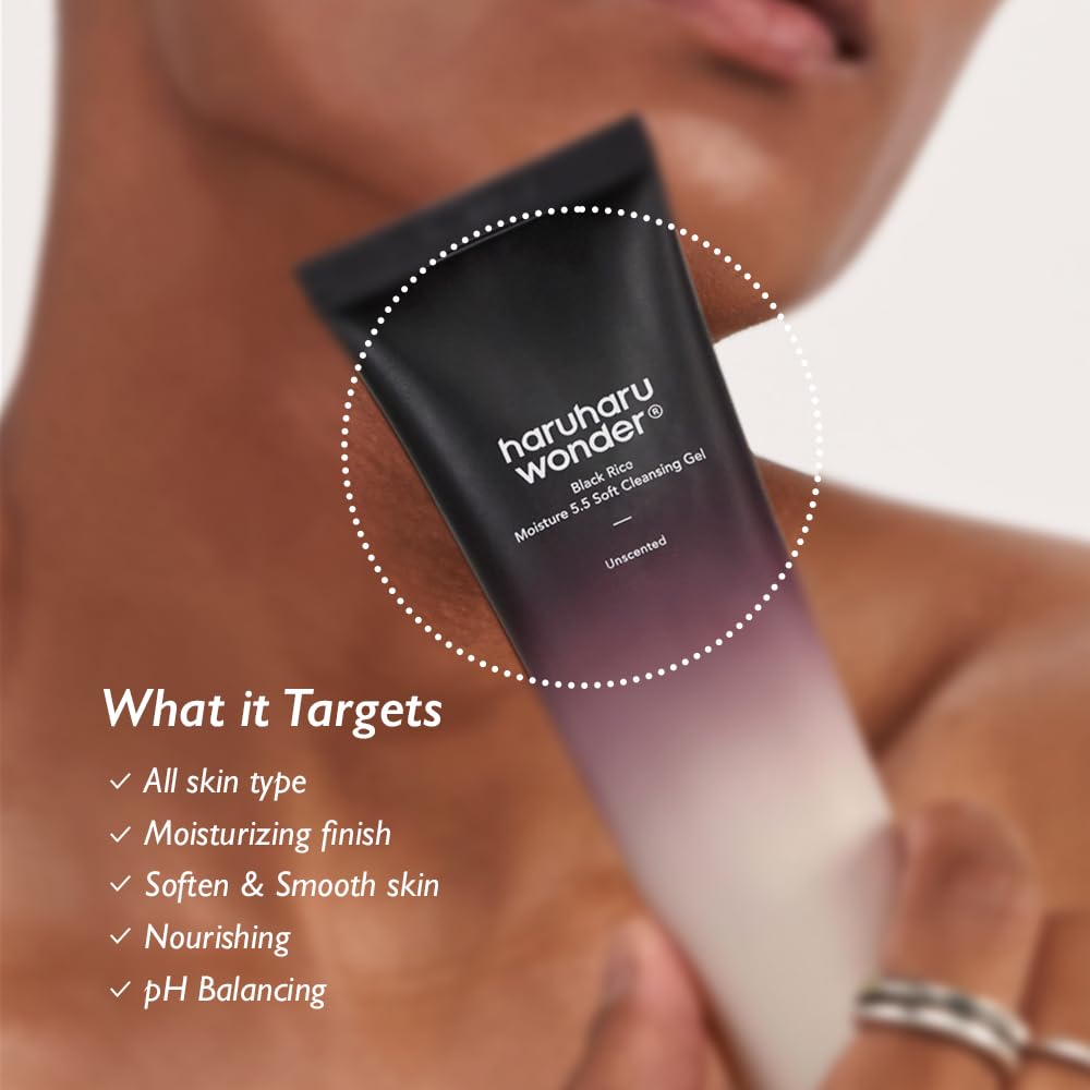 Haruharu Wonder Black Rice Moisture 5.5 Soft Cleansing Gel 100ml