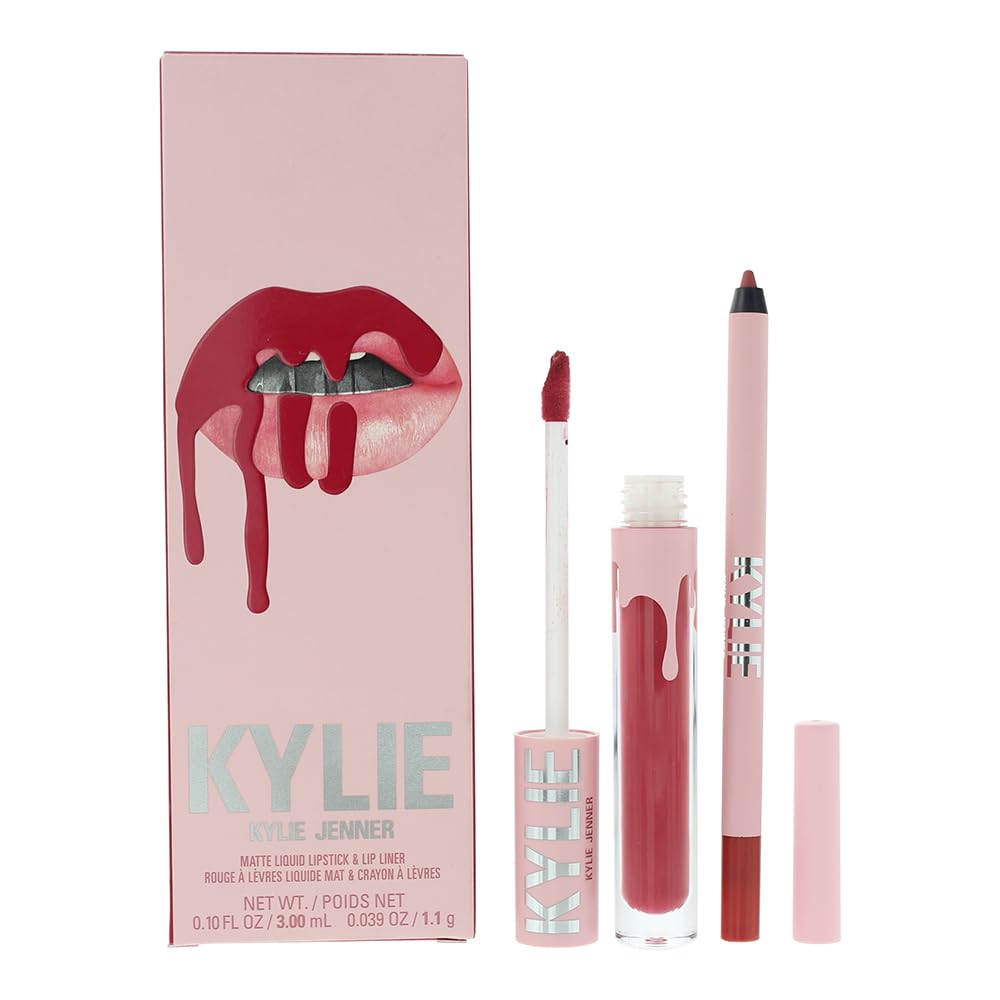 Kylie Cosmetics Matte Lip Kit 3ml Liquid Lipstick + 1.1g Lip Liner - Bad Lil Thing
