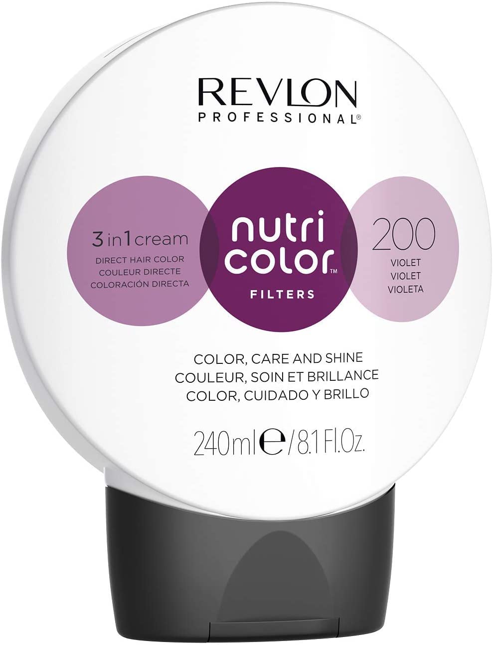 Revlon Nutri Color Filters 3 in 1 Cream Hair Colourant 240ml - 200 Violet