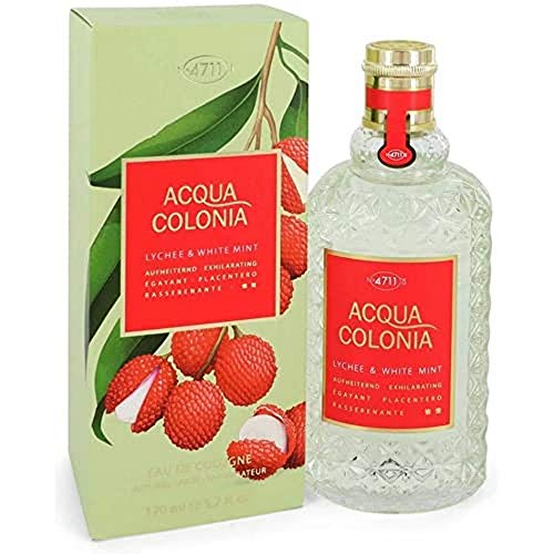 Mäurer & Wirtz 4711 Acqua Colonia Lychee & White Mint Eau De Cologne 170ml Spray - Perfume & Cologne at MyBeautyBoutique by Mäurer & Wirtz