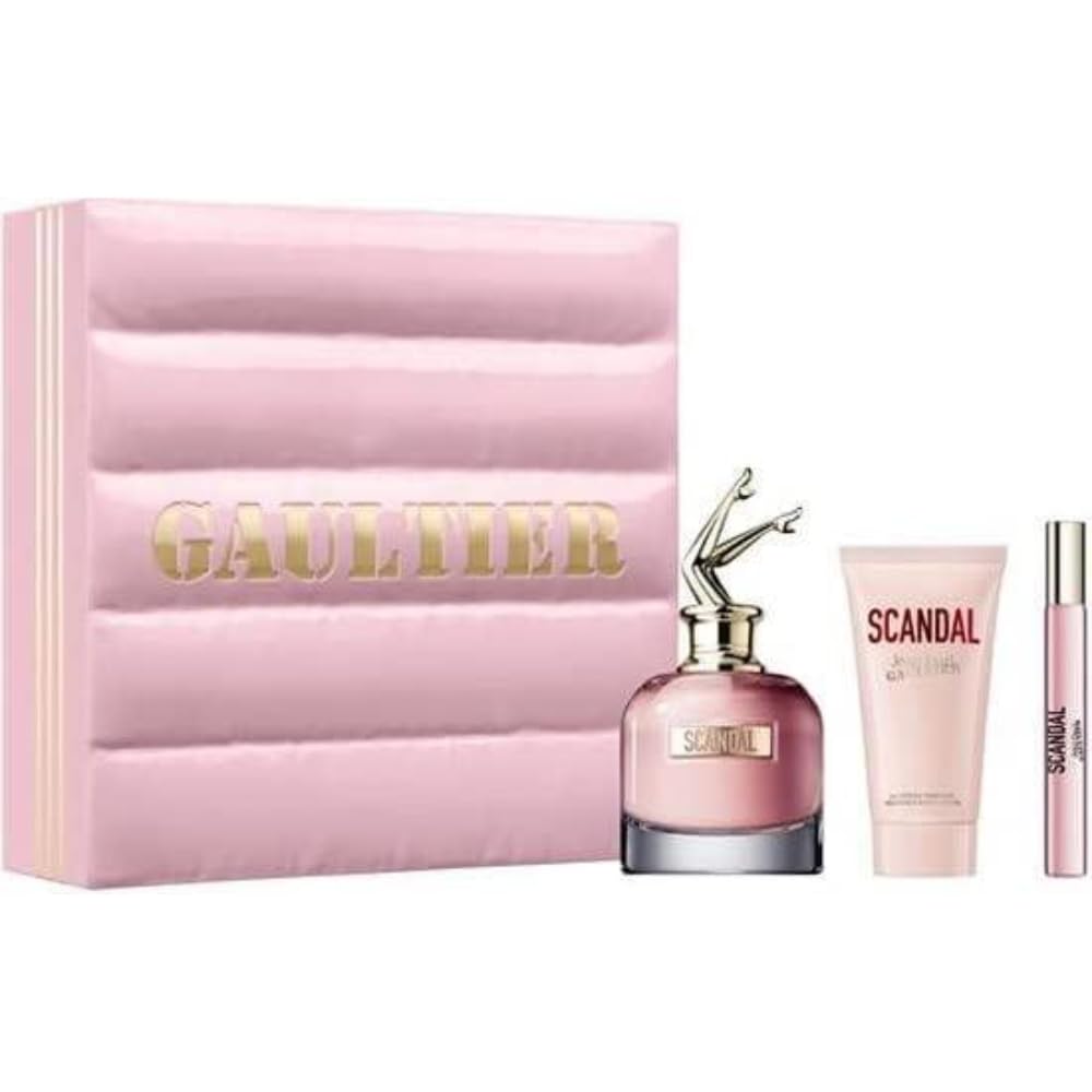 Jean Paul Gaultier Scandal 3 Piece Gift Set: Eau de Parfum 80ml - Eau de Parfum 10ml - Body Lotion 75ml