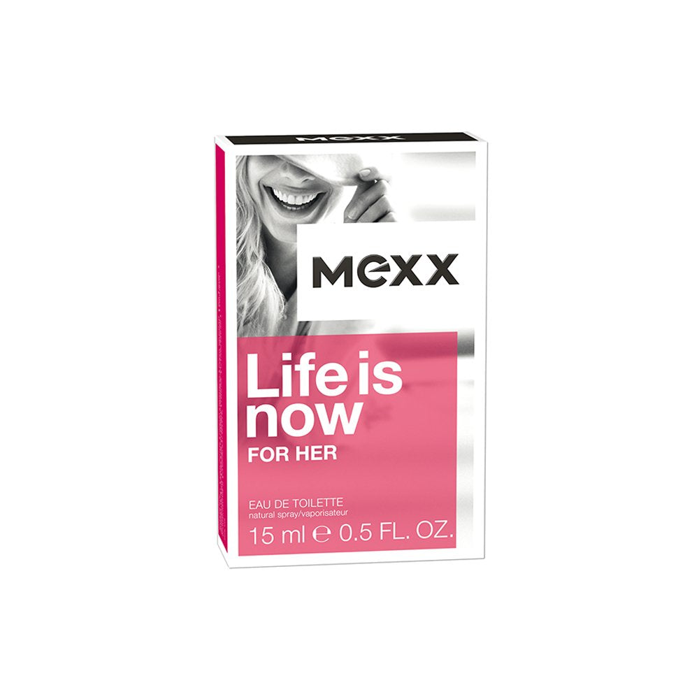 Mexx Life Is Now for Her Eau de Toilette 15ml Spray - Eau de Toilette at MyBeautyBoutique by Mexx