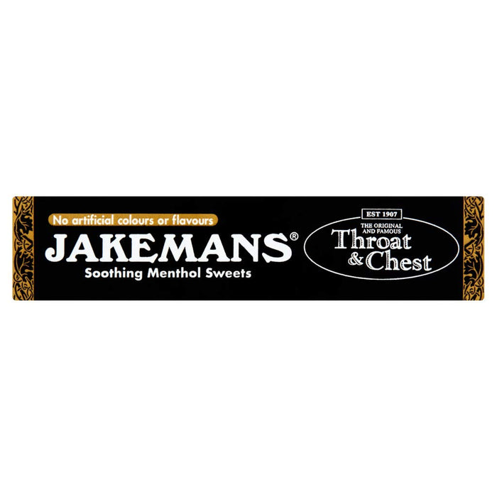 Jakemans Throat & Chest Soothing Menthol Sweets 20 Pack