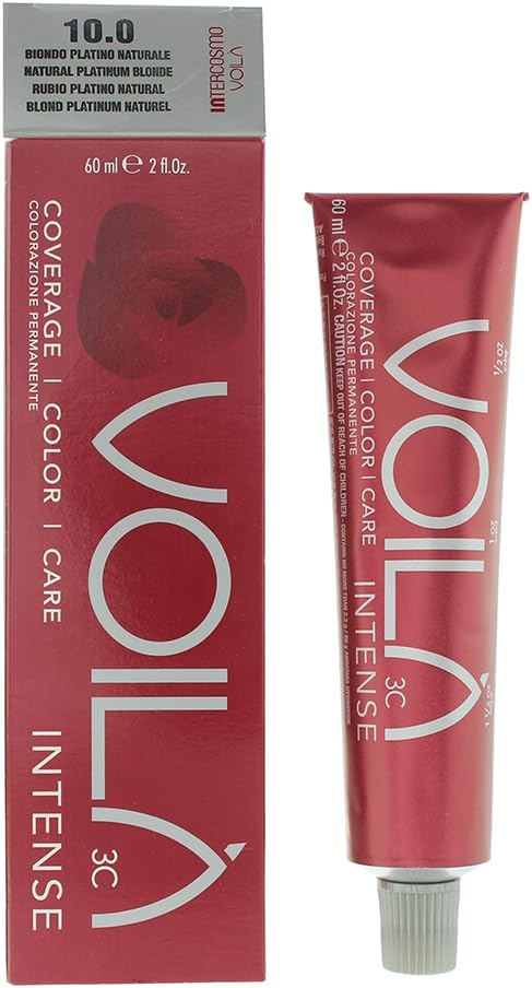 Intercosmo Voilà 3C Intense 10.0 Natural Platinum Blonde Hair Colour 60ml