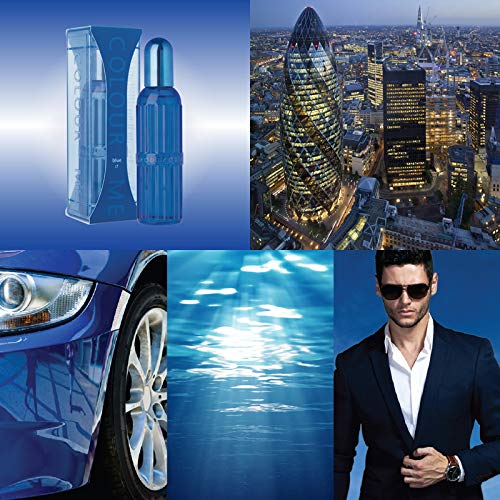 Colour Me Blue Gift Set 50ml EDT Spray + 10ml Roll-on Perfume - Eau de Toilette at MyBeautyBoutique by Colour Me