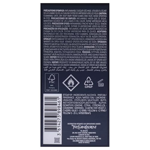 Yves Saint Laurent Y Eau de Parfum Intense 60ml Spray