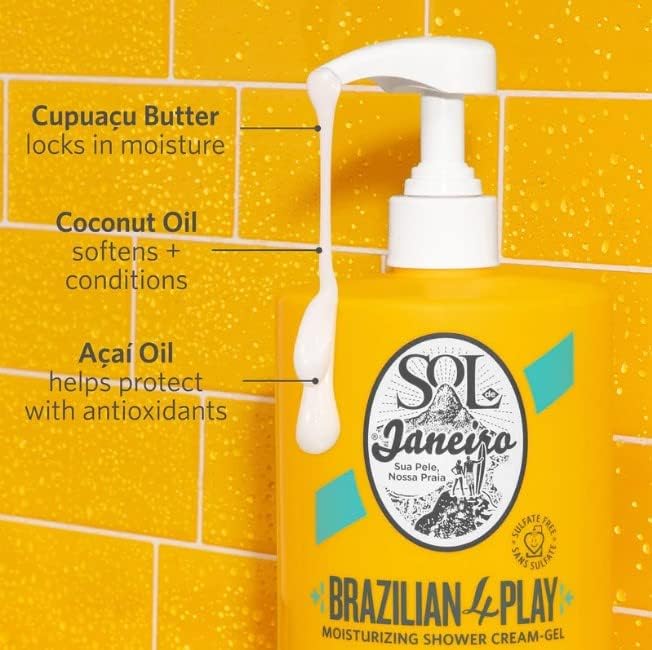 Sol De Janeiro Brazilian 4Play Moisturising Shower Cream - Gel 1000ml