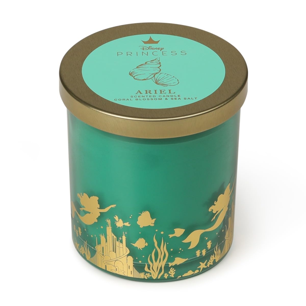 Disney Princess Ariel Coral Blossom & Sea Salt Scented Candle 213g