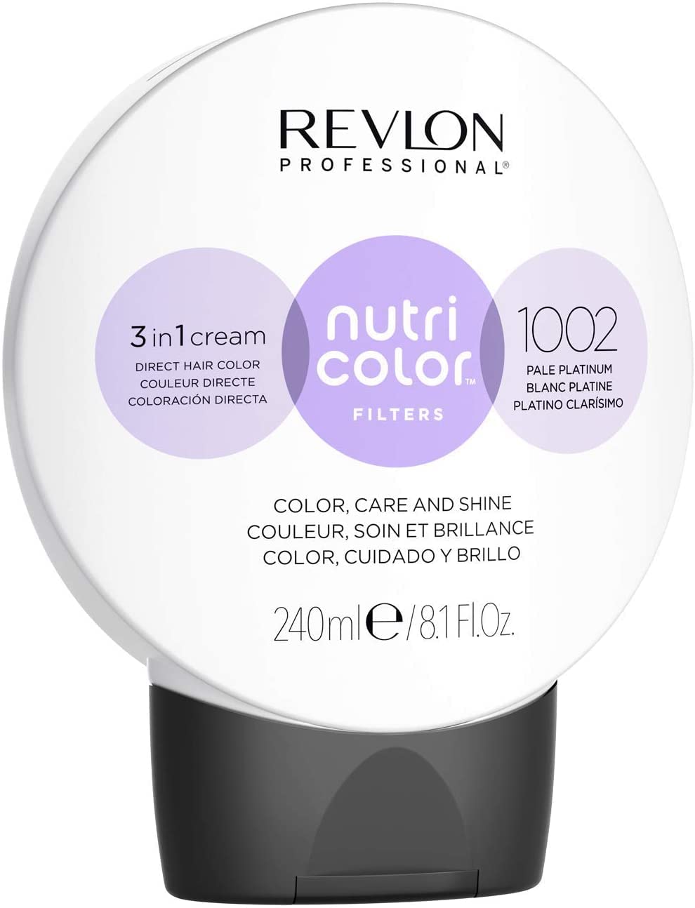Revlon Nutri Color Filters 3 in 1 Cream Hair Colourant 240ml - 1002 Pale Platinum