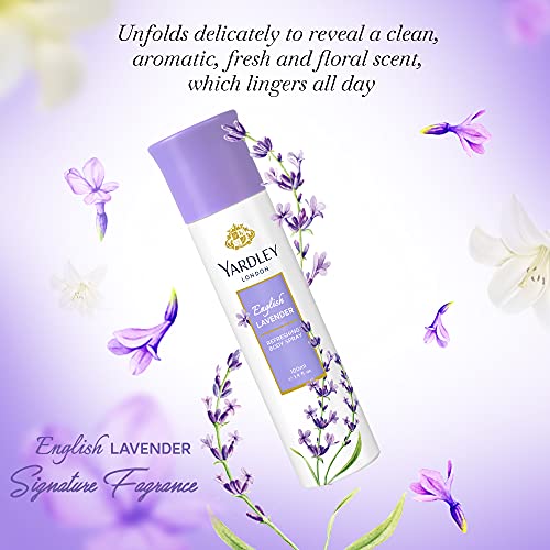 Yardley English Lavender Body Spray 75ml - Bath & Body at MyBeautyBoutique by Yardley London