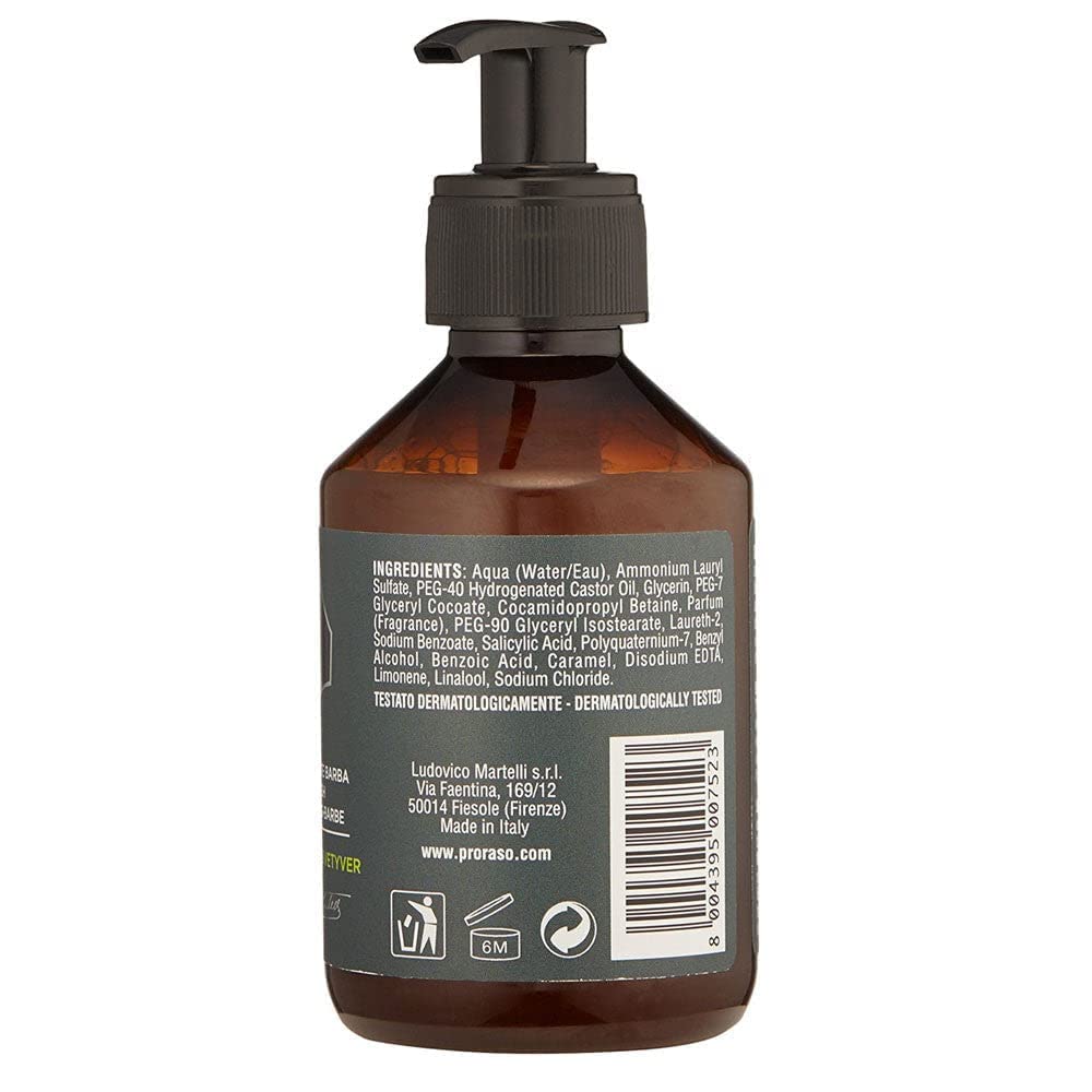Proraso Cypress & Vetyver Beard Wash 200ml