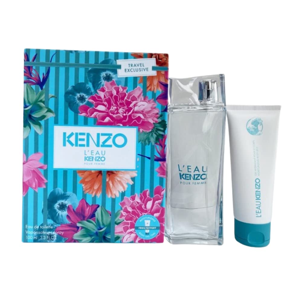 Kenzo L'Eau Par Kenzo Gift Set 100ml EDT + 75ml Body Gel - For Her at MyBeautyBoutique by Kenzo
