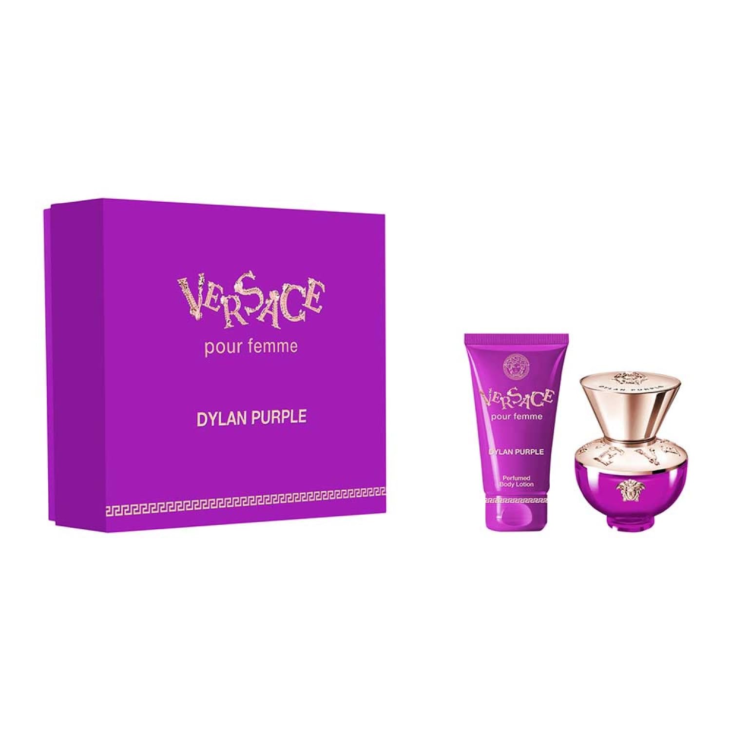 Versace Pour Femme Dylan Purple Gift Set 30ml EDP + 50ml Body Lotion - Fragrance at MyBeautyBoutique by Versace