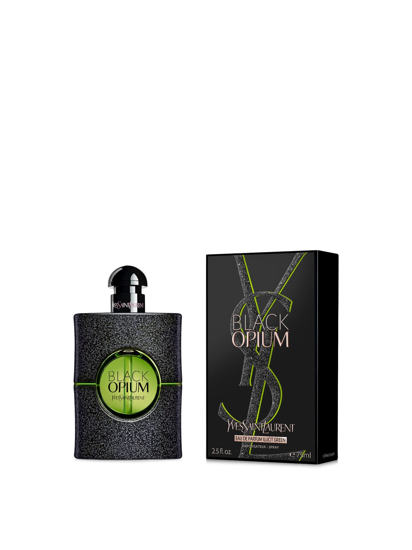 Yves Saint Laurent Black Opium Illicit Green Eau de Parfum 75ml Spray - Eau de Parfum at MyBeautyBoutique by Yves Saint Laurent