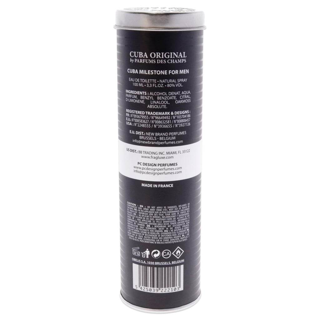 Cuba Paris Cuba Milestone Eau De Toilette 100ml Spray