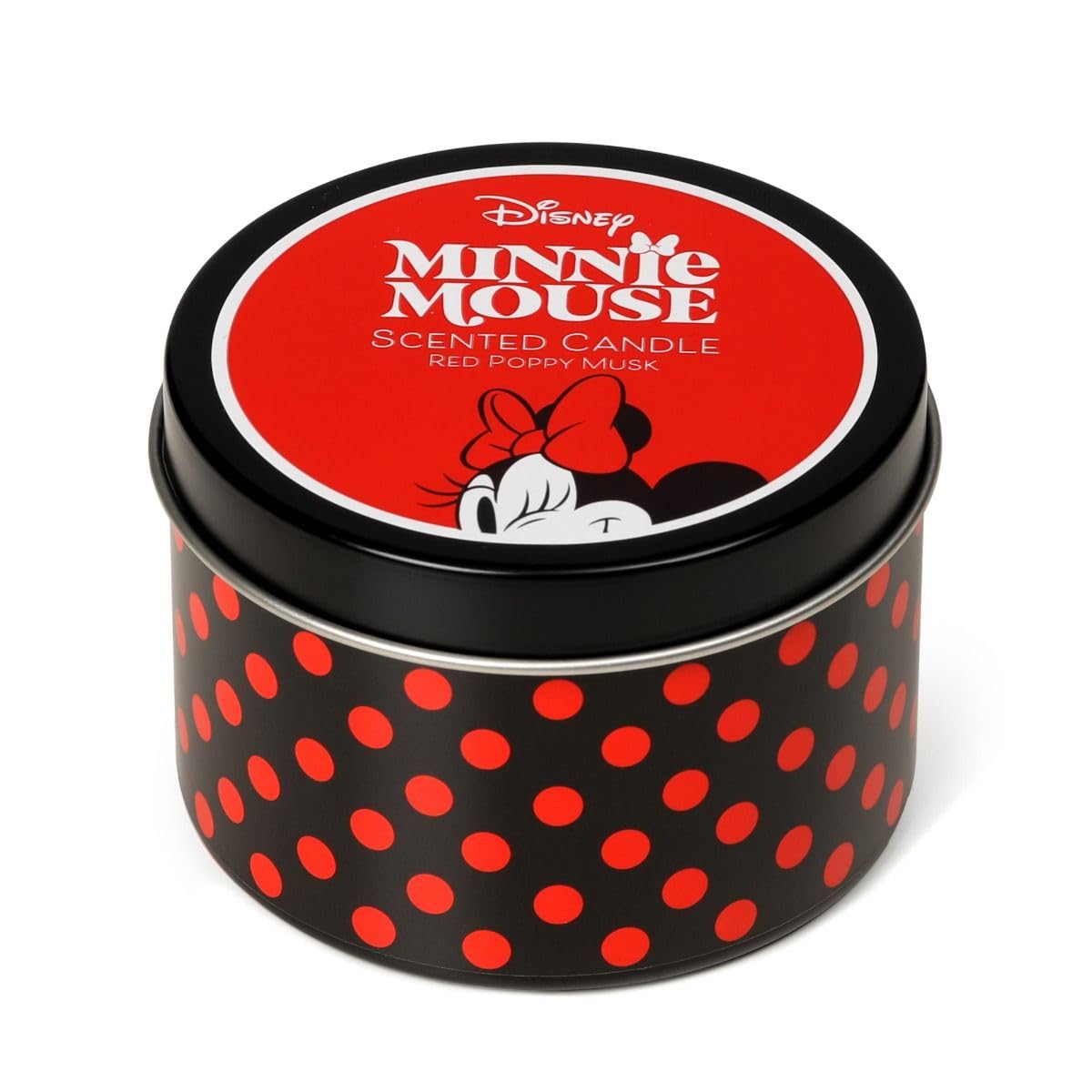Disney Minnie Mouse Scented Candle 175g - Red Poppy Musk