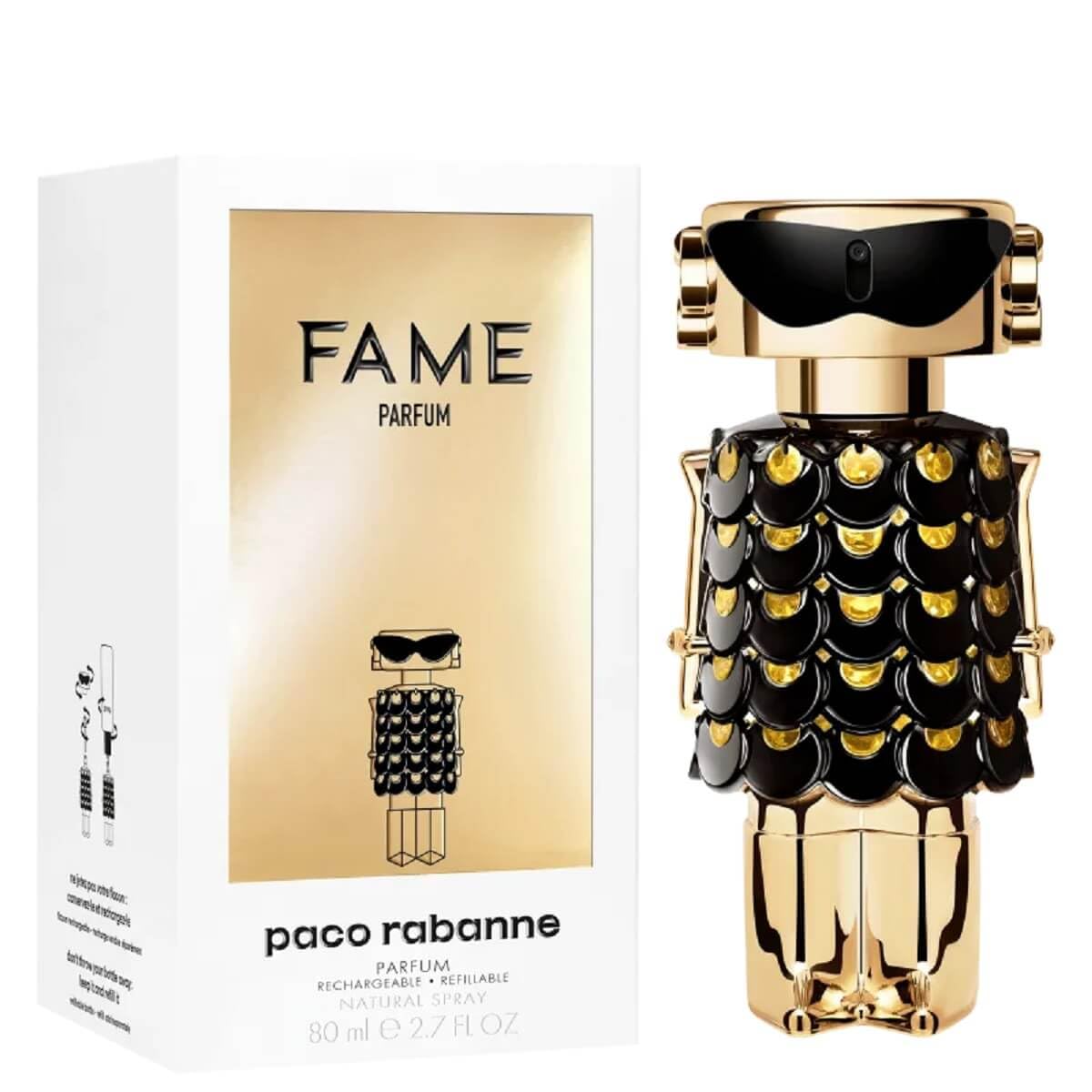 Paco Rabanne Fame 80ml Parfum Refillable Spray - Personal Fragrance at MyBeautyBoutique by Paco Rabanne