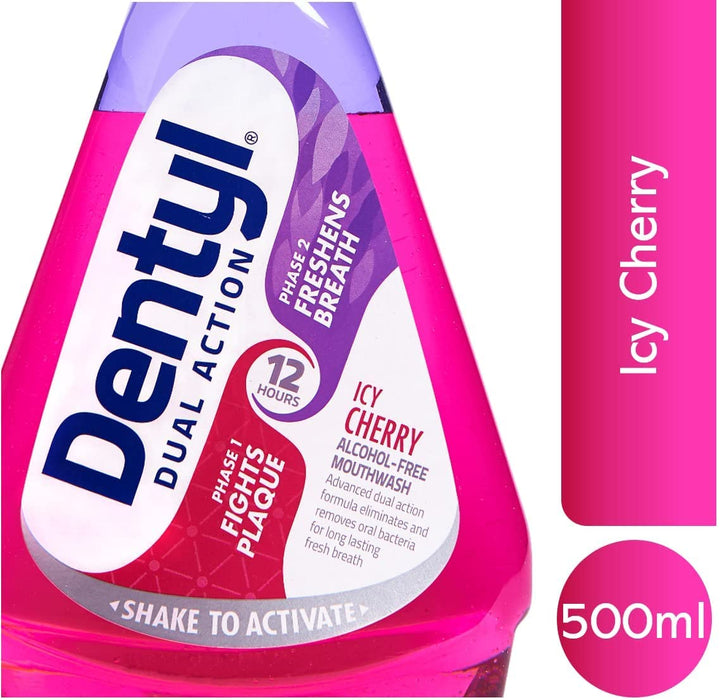 Dentyl Dual Action Icy Cherry CPC Mouthwash