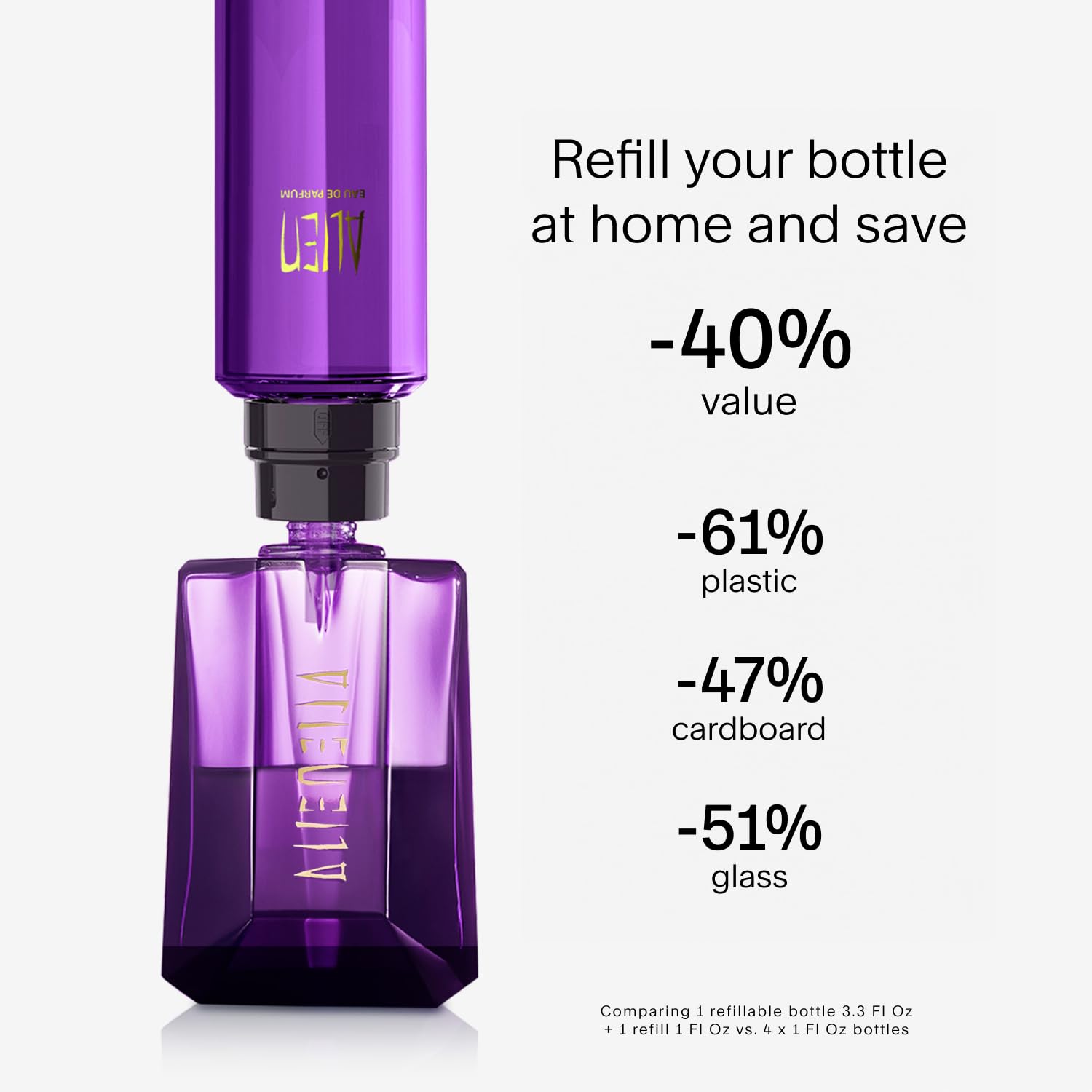 Thierry Mugler Alien Eau de Parfum 90ml Refillable Spray - Fragrance at MyBeautyBoutique by Mugler