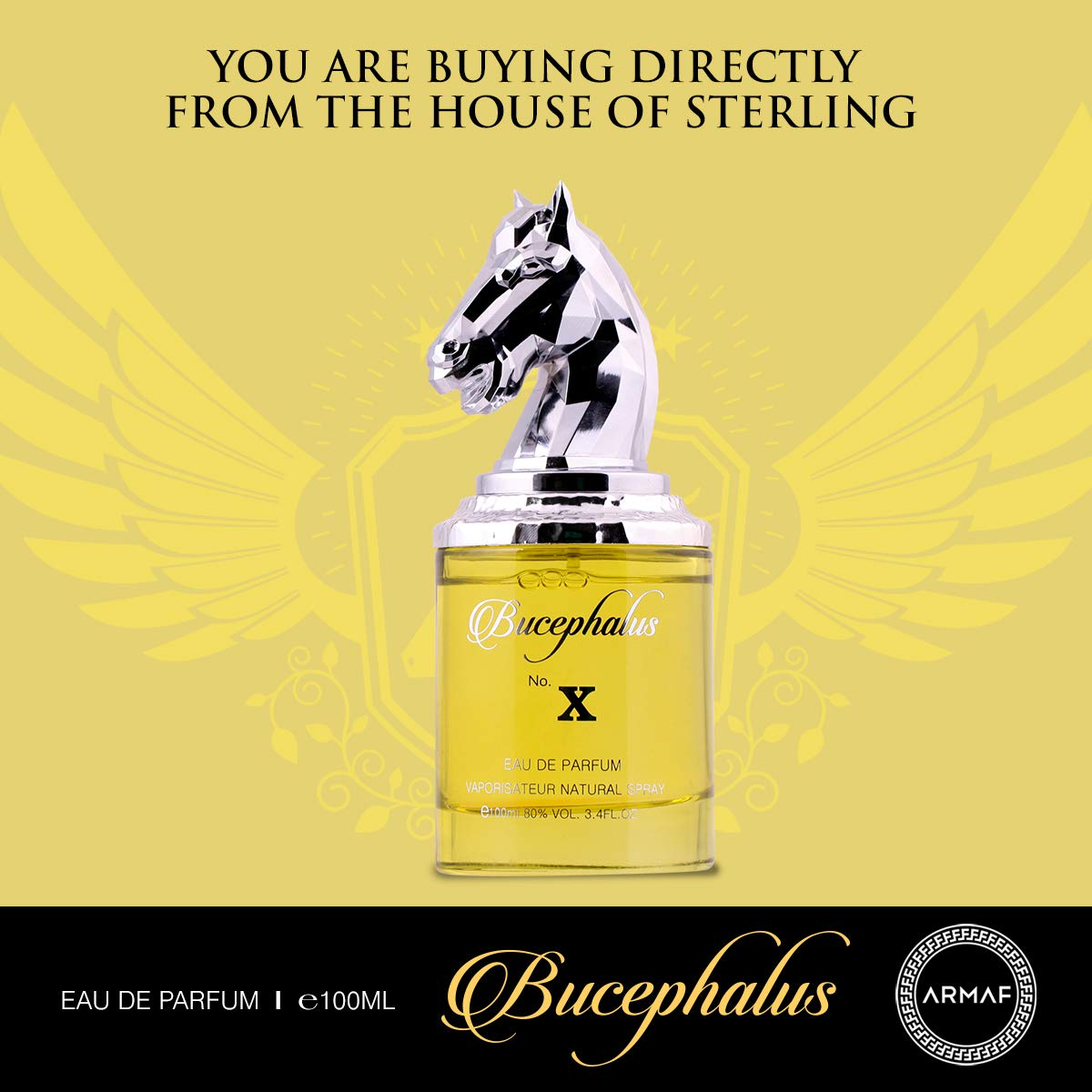 Armaf Niche Bucephalus X Eau de Parfum 100ml Spray - Fragrance at MyBeautyBoutique by ARMAF