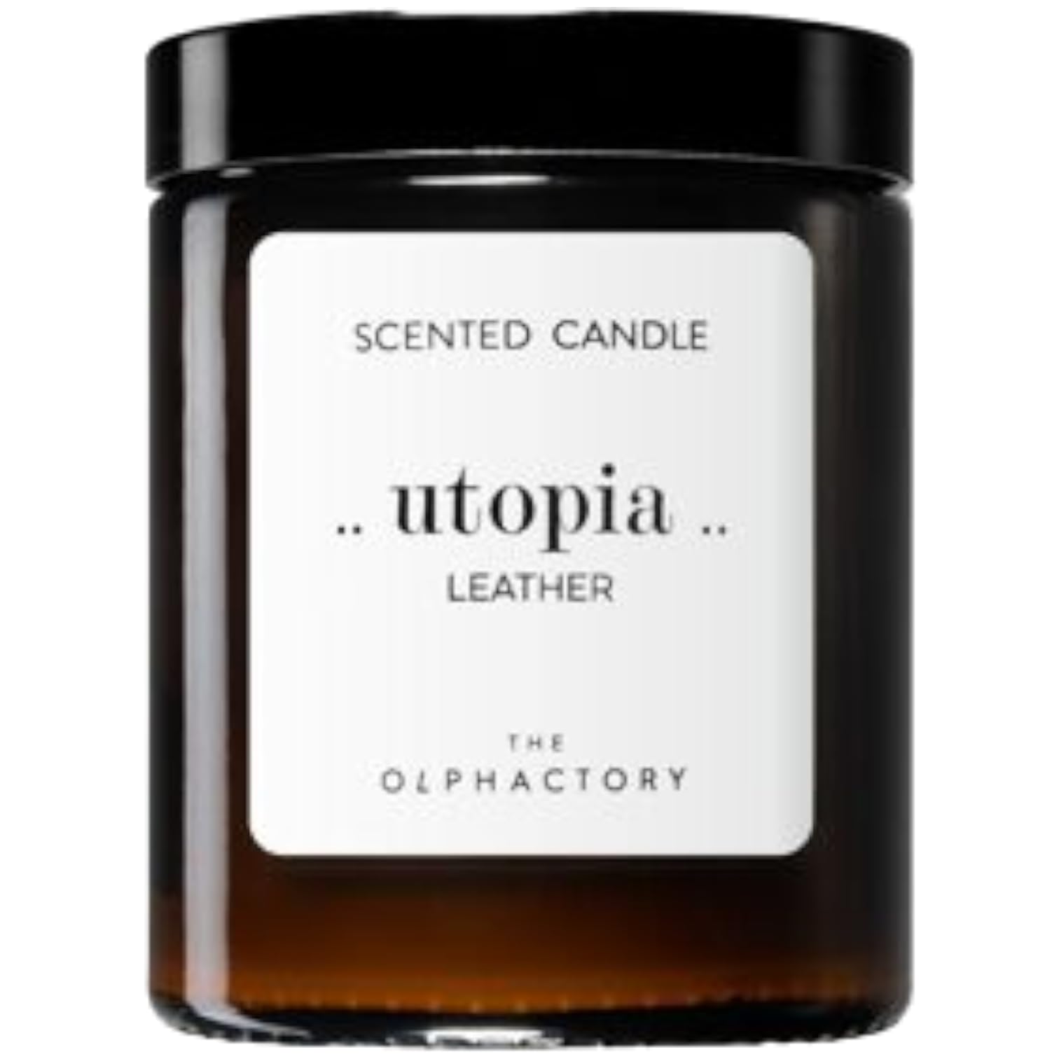 The Olphactory Utopia Leather Scented Candle 135g