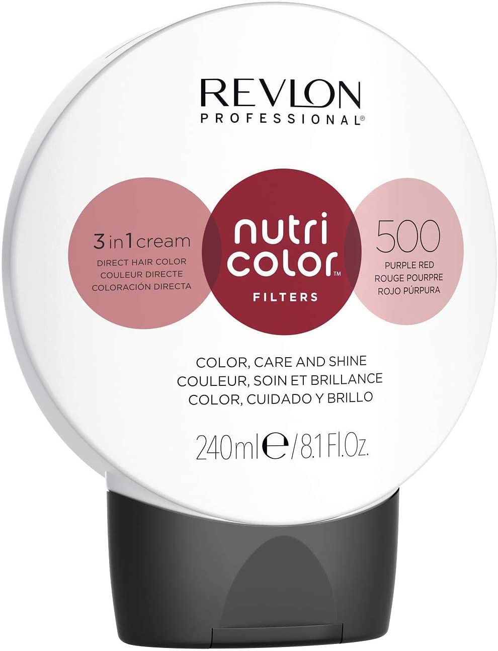 Revlon Nutri Color Filters 3 in 1 Cream Hair Colourant 240ml - 500 Purple Red