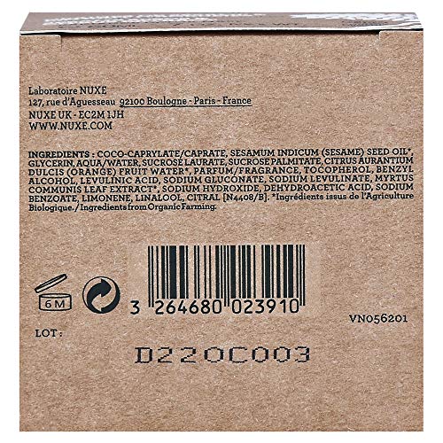 Nuxe Bio Organic Sesame Seeds Citrus Extract Radiance Detox Mask 50ml