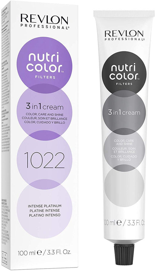 Revlon Nutri Color Filters 3 in 1 Cream Hair Colourant 100ml - 1022 Intense Platinum