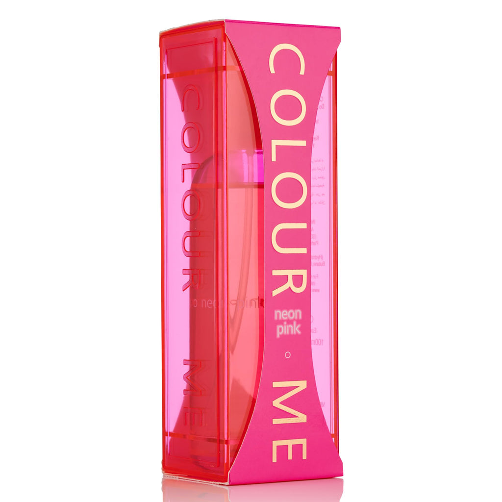 Milton Lloyd Colour Me Neon Pink Eau de Parfum 100ml Spray - Eau de Toilette at MyBeautyBoutique by Milton Lloyd