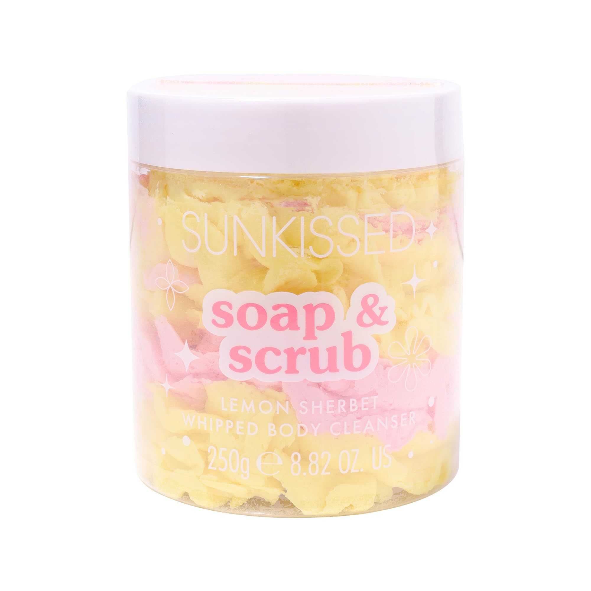 Sunkissed Soap & Scrub Lemon Sherbet Whipped Body Cleanser 250g