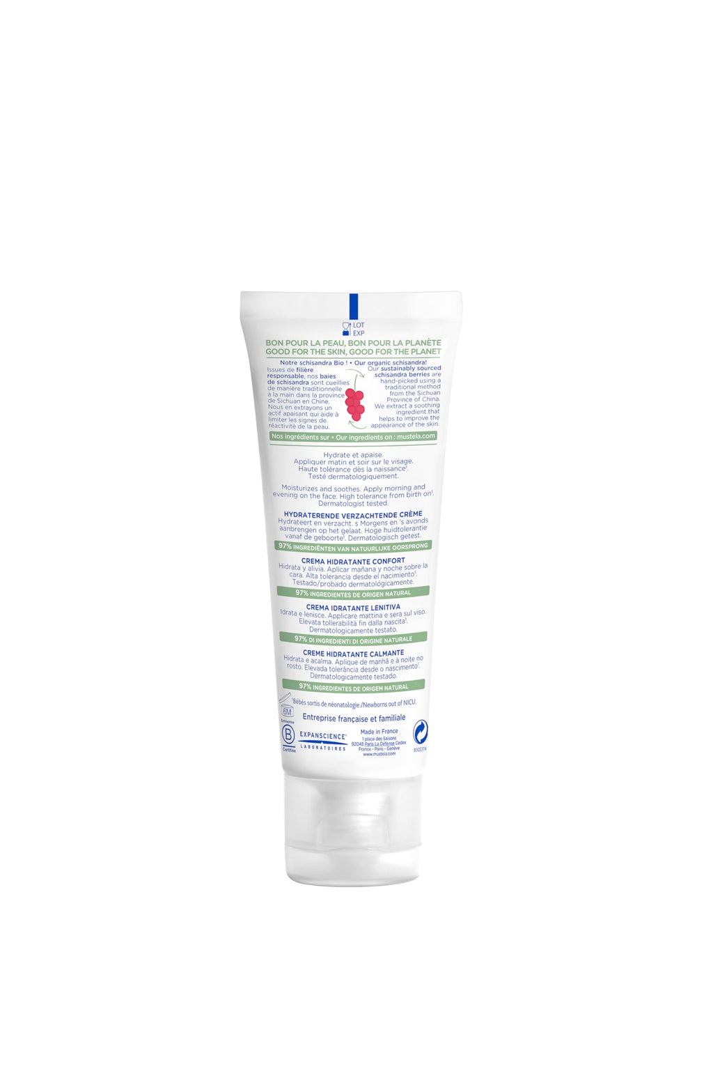 Mustela Bébé -Enfant Soothing Moisturizing Face Cream 40ml - Very Sensitive Skin