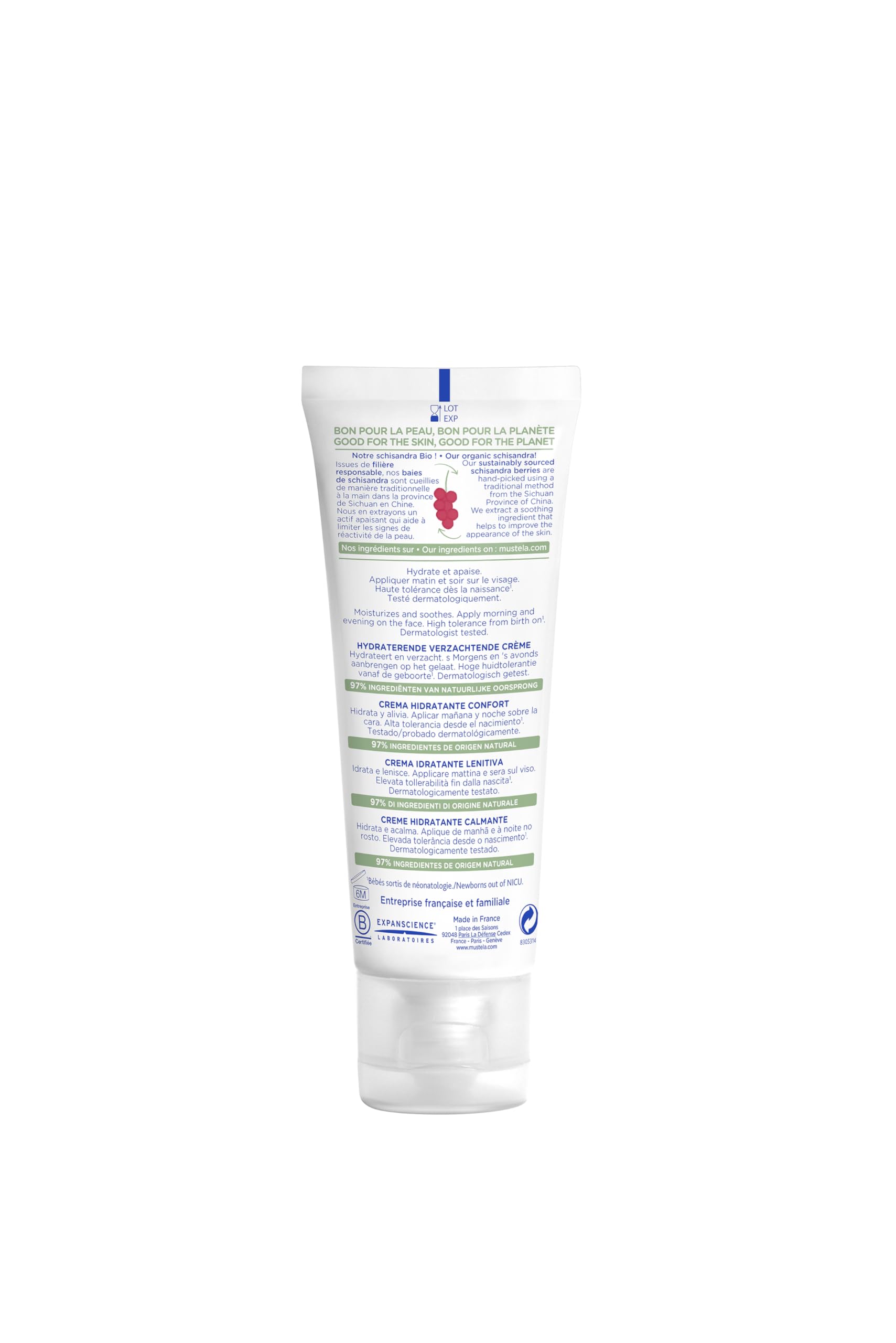 Mustela Bébé -Enfant Soothing Moisturizing Face Cream 40ml - Very Sensitive Skin
