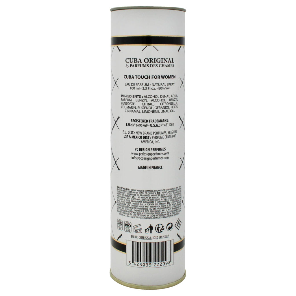 Cuba Paris Cuba Touch Eau De Parfum 100ml Spray
