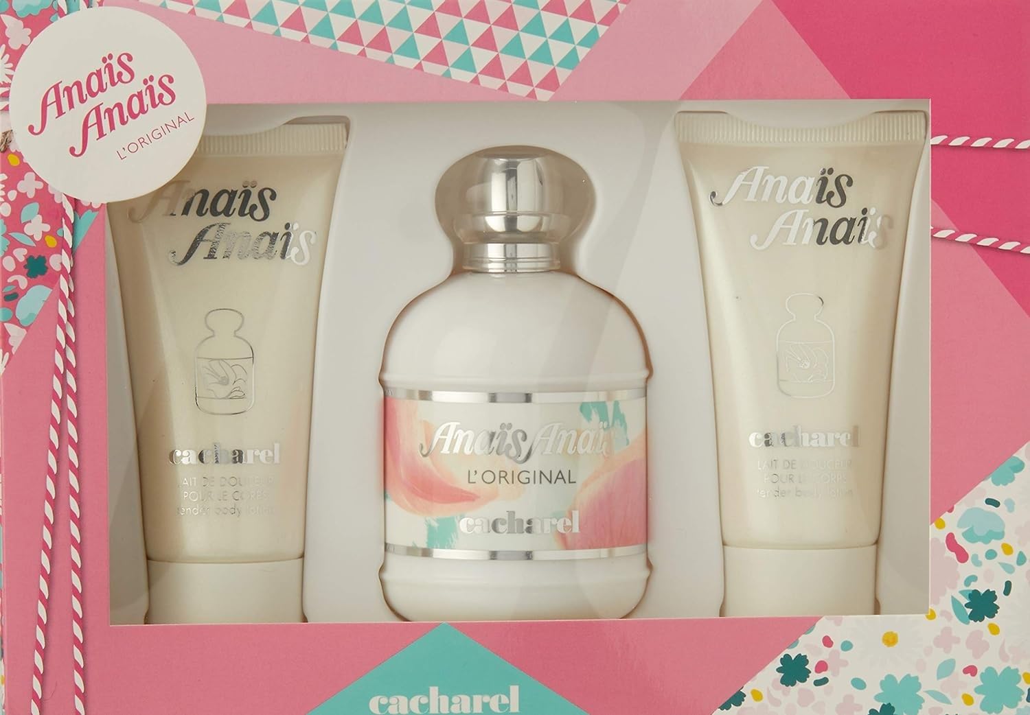 Cacharel Anais Anais L'Original Gift Set 100ml EDT + 2 x 50ml Body Lotion