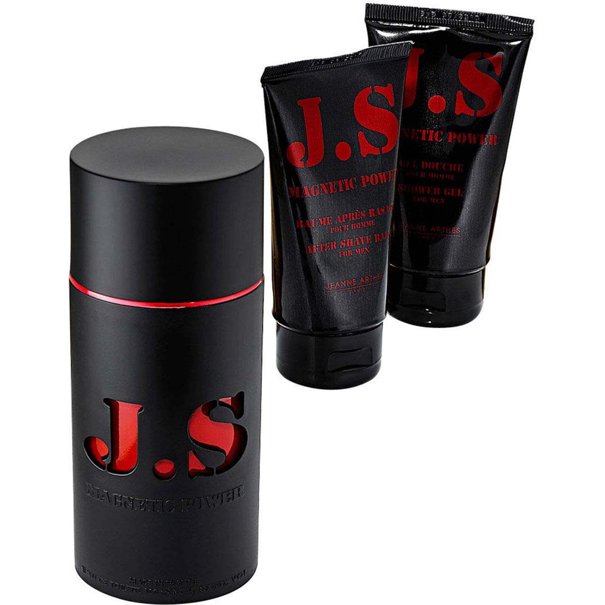 Jeanne Arthes Js Magnetic Power Gift Set 100ml EDT + 75ml Shower Gel + 75ml Aftershave Balm - Fragrance at MyBeautyBoutique by Jeanne Arthes