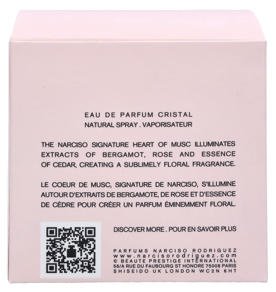 Narciso Rodriguez Narciso Cristal Eau de Parfum 50ml Spray - Fragrance at MyBeautyBoutique by Narciso Rodriguez