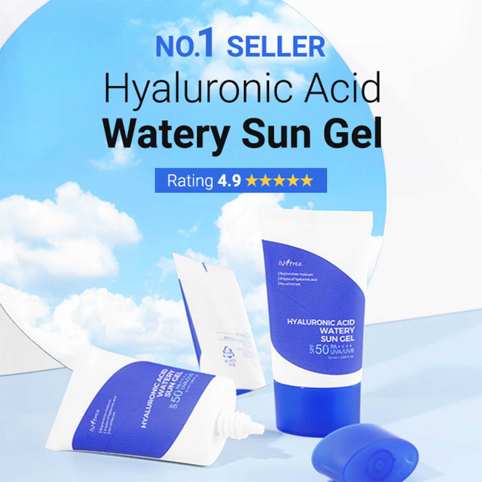 Isntree Hyaluronic Acid Watery Sun Gel SPF50+ 50ml